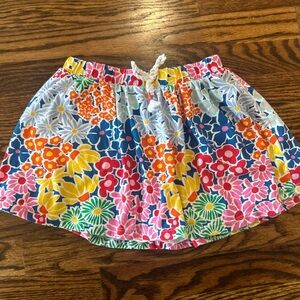 Crown & Ivy Kids Floral Print Skort Girls Size Small